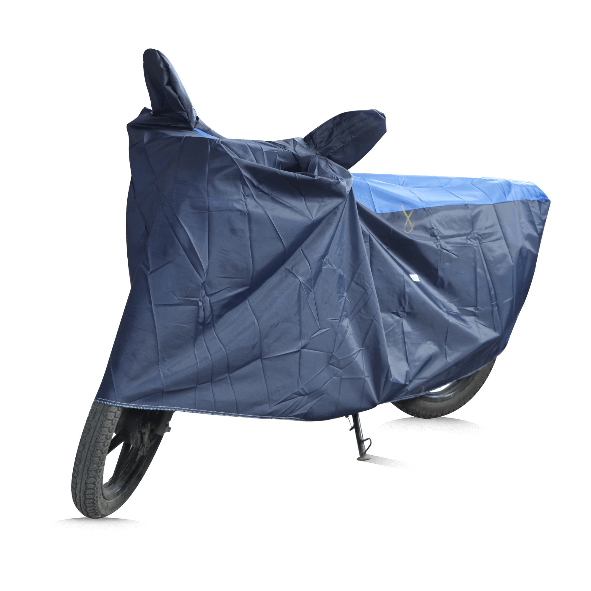 TVS Vehicle Cover - Navy Blue with Royal Blue-MC | All-Weather Protection, Perfect Fit, and Ultimate Shield for Your Ride - TVS Motor Company